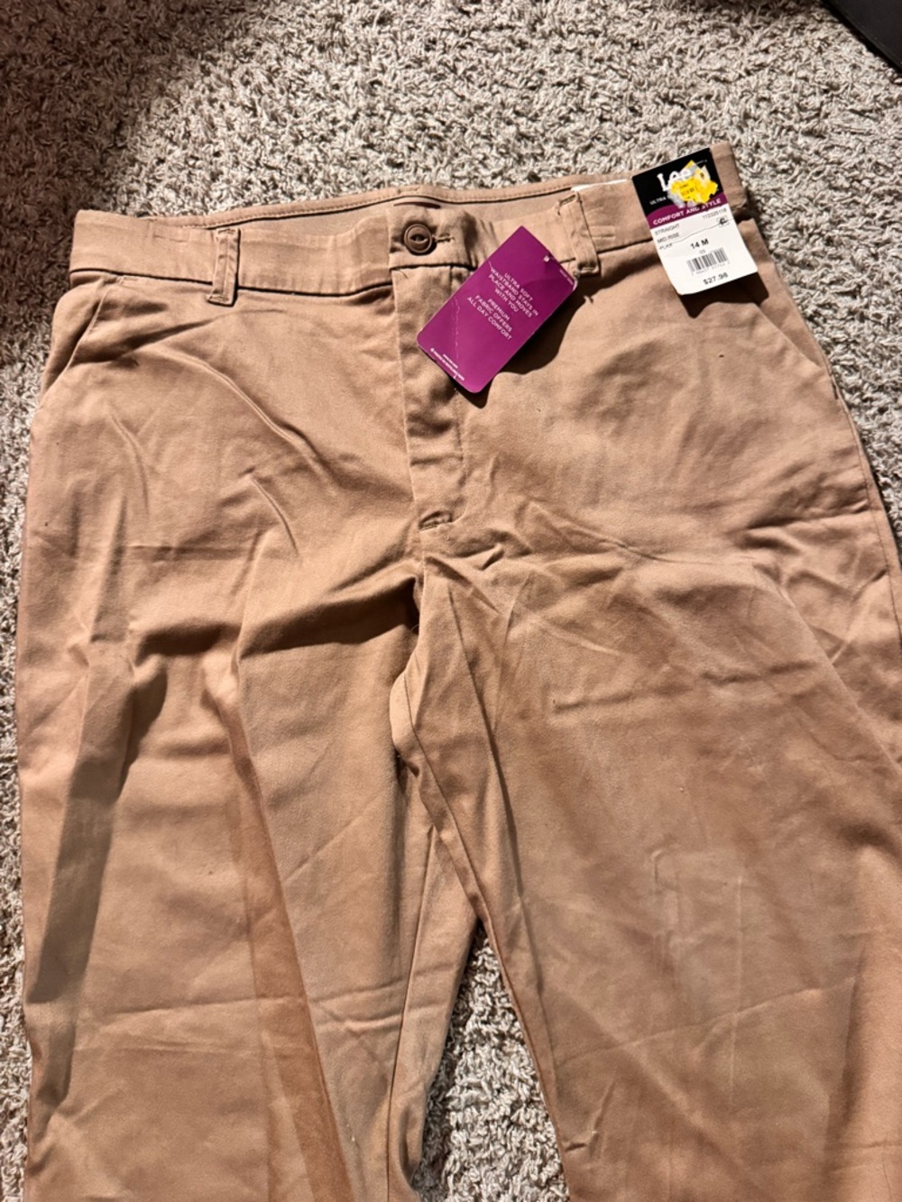 Lee women’s Tan Chino Pants